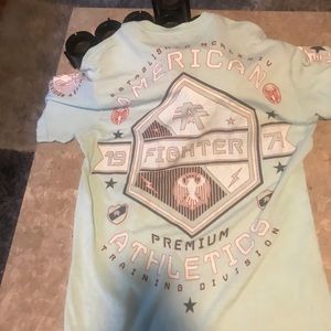 American Fighter women’s tee medium mint green